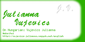 julianna vujevics business card